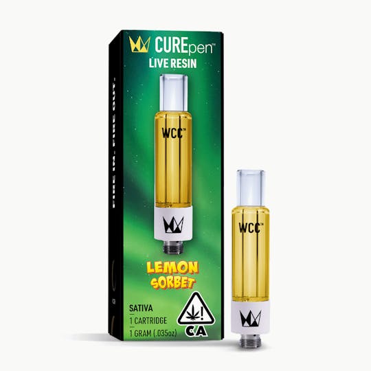 West Coast Cure - Lemon Sorbet Live Resin Cartridge - 1g - 1