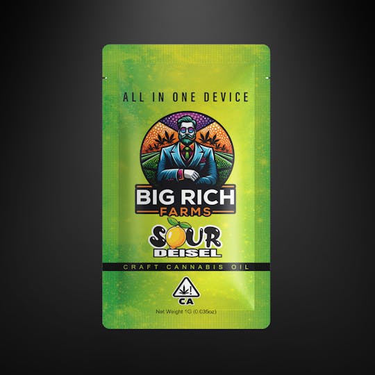 Terp Brands - Big Rich | Sour Diesel | AIO | 1g - 1