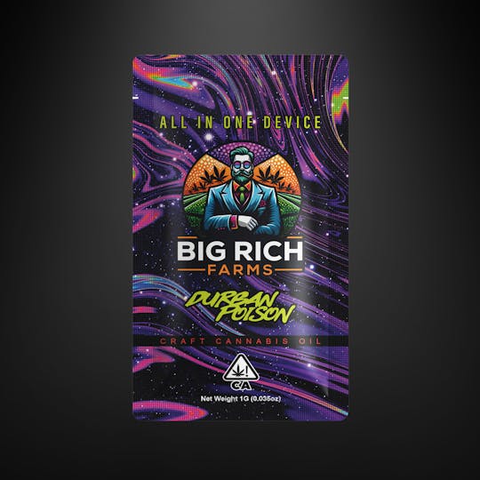 Terp Brands - Big Rich | Durban Poison | AIO | 1g - 1