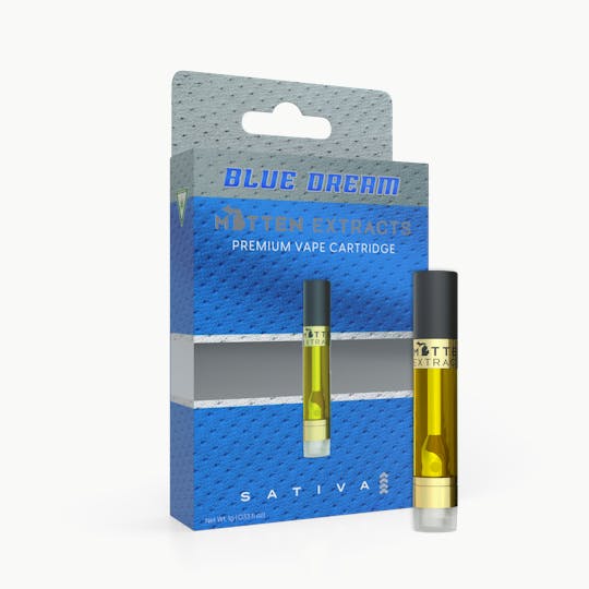 Mitten Extracts - Mitten Extracts - Blue Dream 1g Vape Cartridge (Sativa) - 1