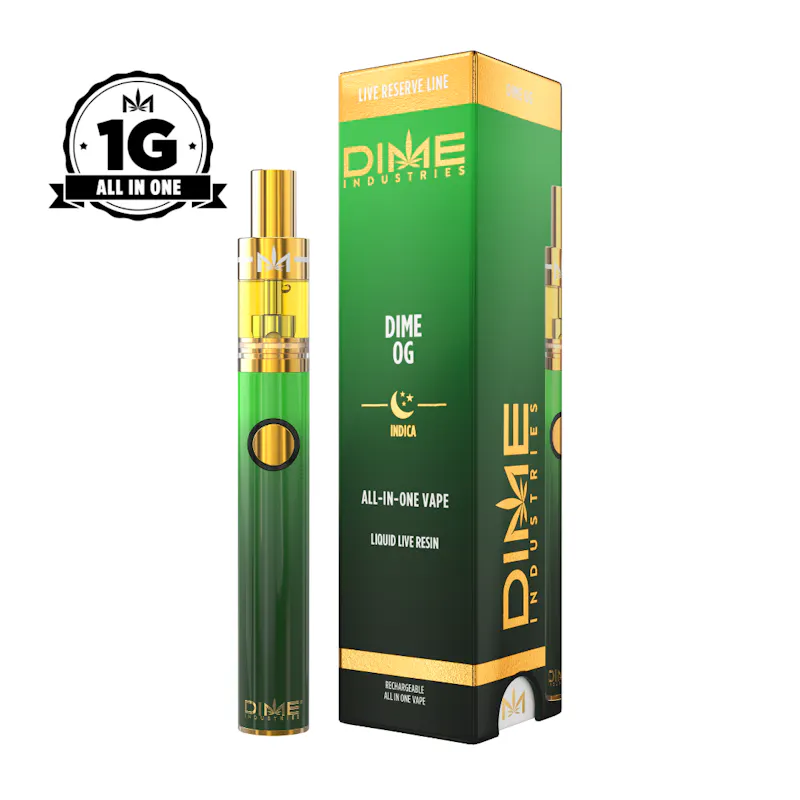Dime Industries Dime OG Live Reserve 1G All In One Device disposable