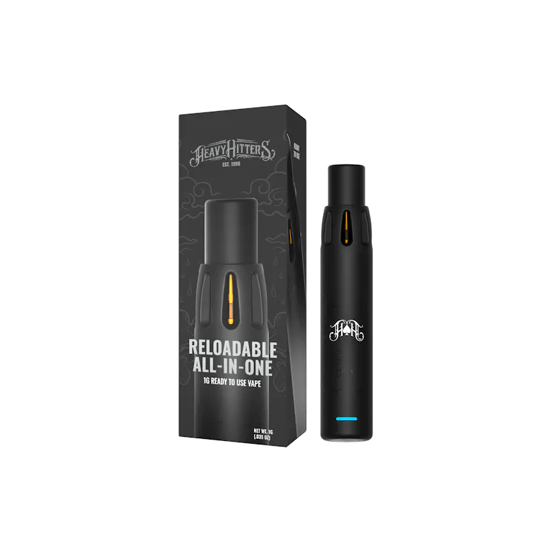 Heavy Hitters The Z Indica - Ultra Extract High Potency Oil - 1G Reloadable AIO POD disposable