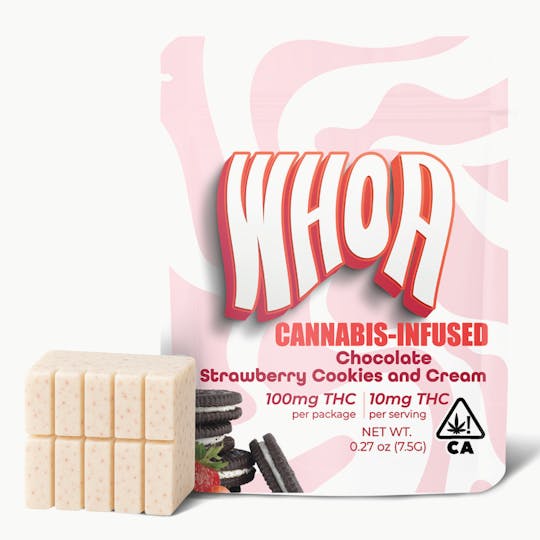 Whoa - WHOA Strawberry Cookies and Cream - Bite (100mg) - 1