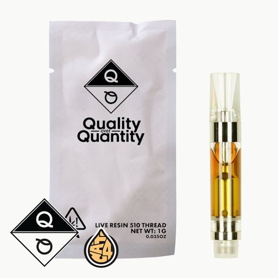 Quality Over Quantity - Granddaddy Slurlato Live Resin Cartridge 1g - 1
