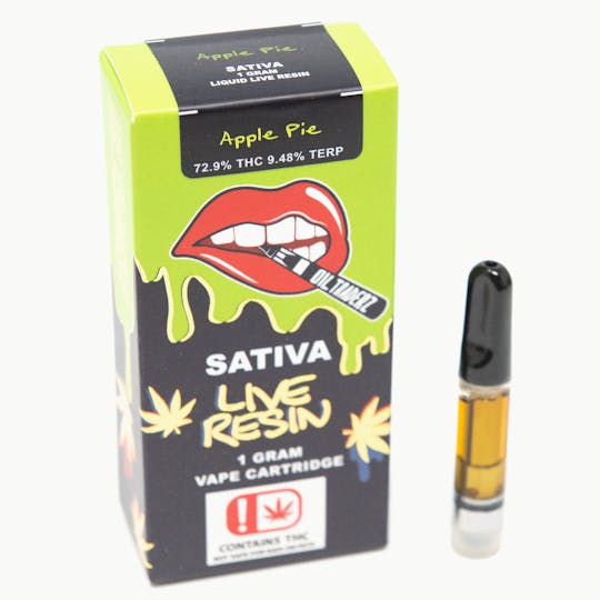 Oil Traderz - 1g Apple Punch Live Resin Cartridge - Oil Traderz (Sativa) - 1