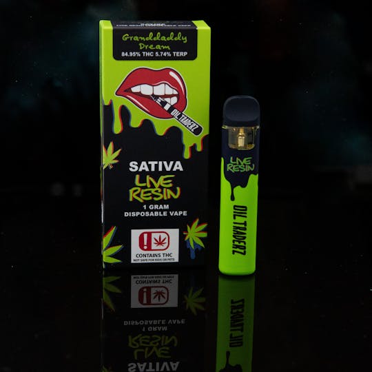 Oil Traderz - 1g Granddaddy Dream Live Resin Disposable - Oil Traderz (Sativa) - 1