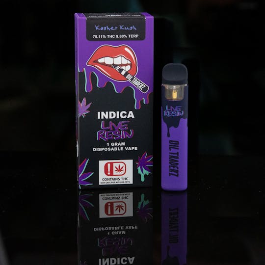 Oil Traderz - 1g Lemon Cake Live Resin Disposable - Oil Traderz (Indica) - 1