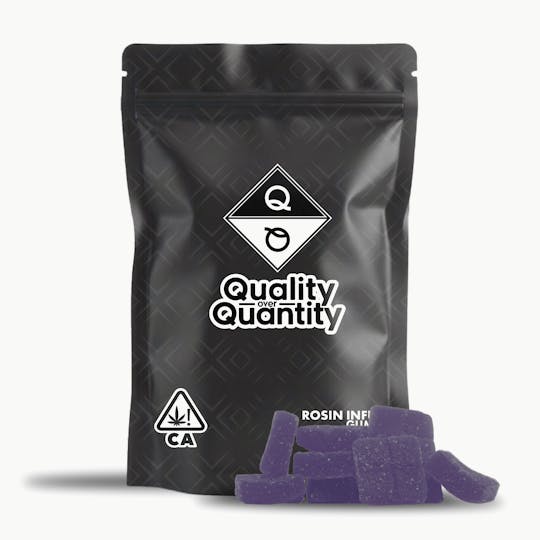 Quality Over Quantity - Mixed Berry 1:1 CBN:THC Rosin Gummies 100mg - 1