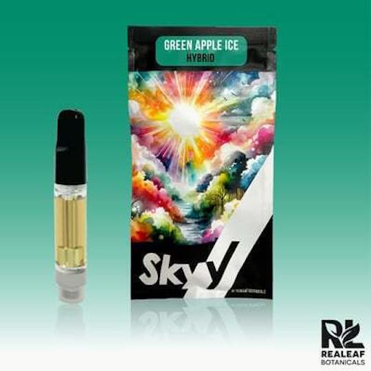 Realeaf Botanicals - Green Apple Ice Vape Cartridge 1.0g - 1