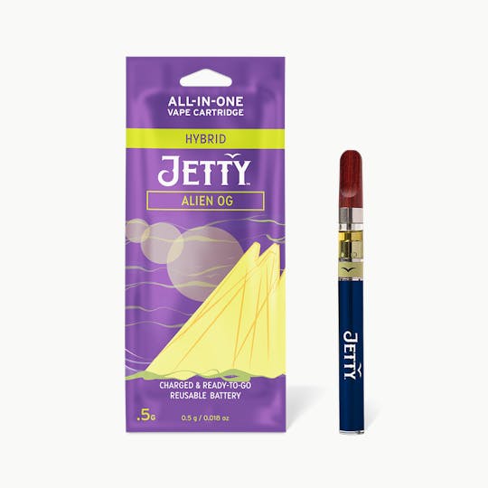 Jetty Extracts - Alien OG High THC All-in-One Vape Pen - 1