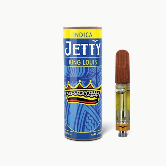 Jetty Extracts - King Louis High THC Vape Cartridge - 1