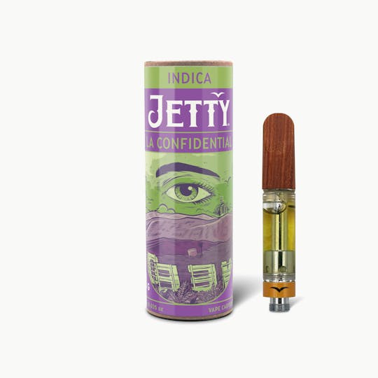 Jetty Extracts - LA Confidential High THC Vape Cartridge - 1