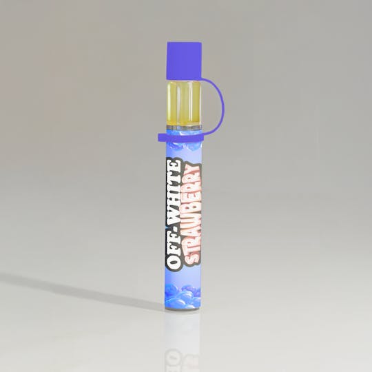 LUNCHBOX - Off-White Strawberry 500mg Live Hash Rosin Disposable - 1
