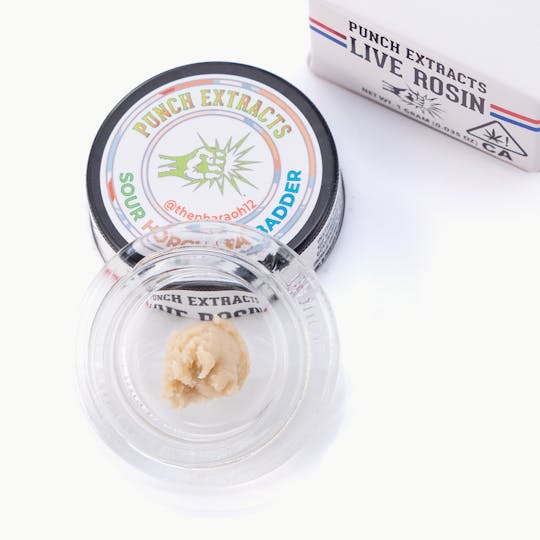 Punch Edibles & Extracts - Sour Horchata Tier 3 Live Rosin Cold Cure Badder (1g) - 1