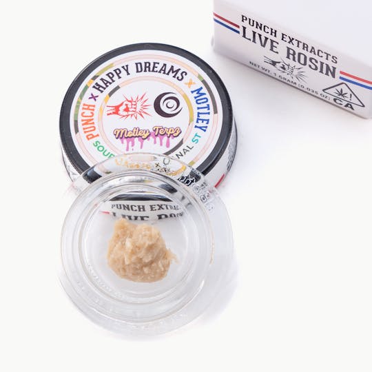 Punch Edibles & Extracts - Sour Garlic x Canal St Tier 4 Live Rosin Cold Cure Badder (1g) - 1