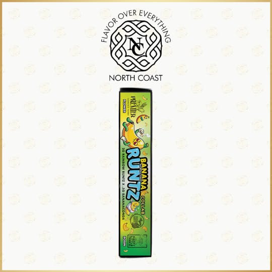 North Coast - North Coast Banana Runtz Hemp Paper Donut 2.5g - 1