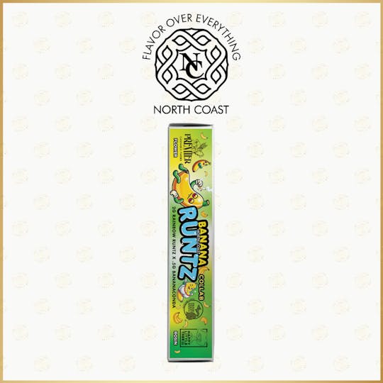 North Coast - North Coast Banana Runtz Rice Paper Donut 2.5g - 1