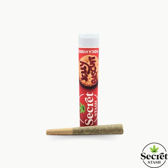 Secret Stash - Secret Stash | Full Bud Pre Roll | Jelly Biscuits | .5g - 1
