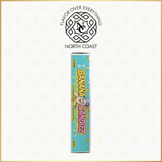 North Coast - North Coast Banana Candiez Rice Paper Donut 2.5g - 1