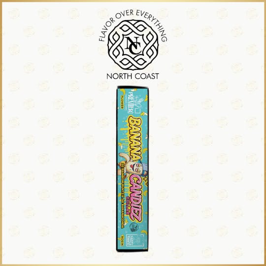 North Coast - North Coast Banana Candiez Hemp Paper Donut 2.5g - 1