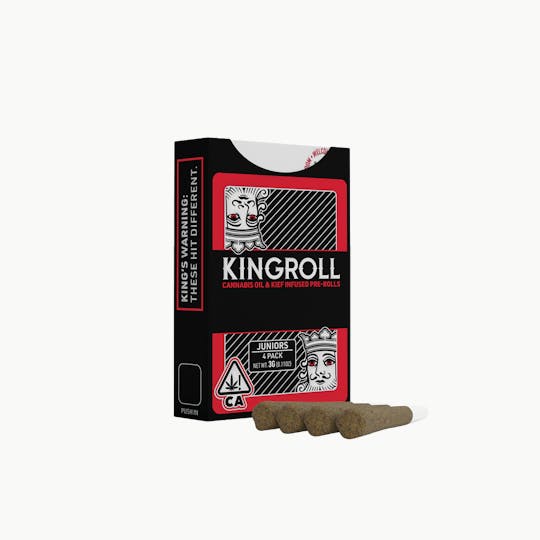 Kingroll - Kingroll Jr. 3g 4-Pack Wedding Cake x Blackberry Kush Indica - 1