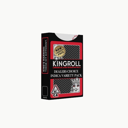 Kingroll - Kingroll Dealers Choice 3g 4-Pack - Indica Mixed Pack #8 - 1