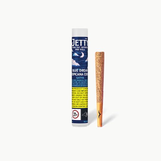 Jetty Extracts - Blue Dream x Tropicana Cookies High THC Infused Pre-Rolls 1g Single - 1