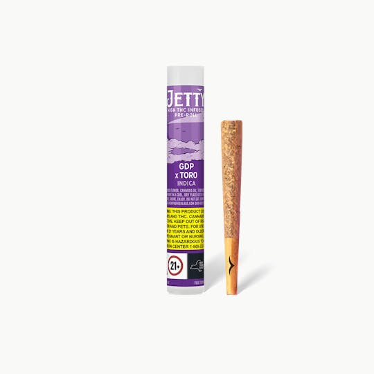 Jetty Extracts - GDP x Toro High THC Infused Pre-Rolls 1g Single - 1