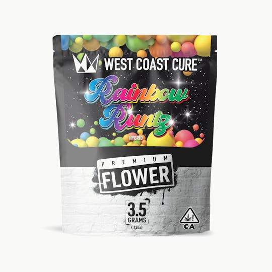 West Coast Cure - Rainbow Runtz - 3.5G Premium Flower - 1