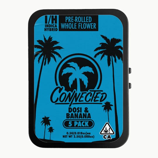 Connected Cannabis Co. - 5 Pack Pre-Rolls | Dosi & Banana - 2.5g - 1