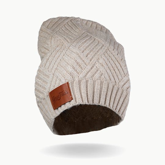 Green Truck - Knit Beanie - Oatmeal - 1