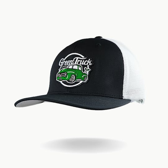 Green Truck - The Signature Round Hat - Black/White - 1