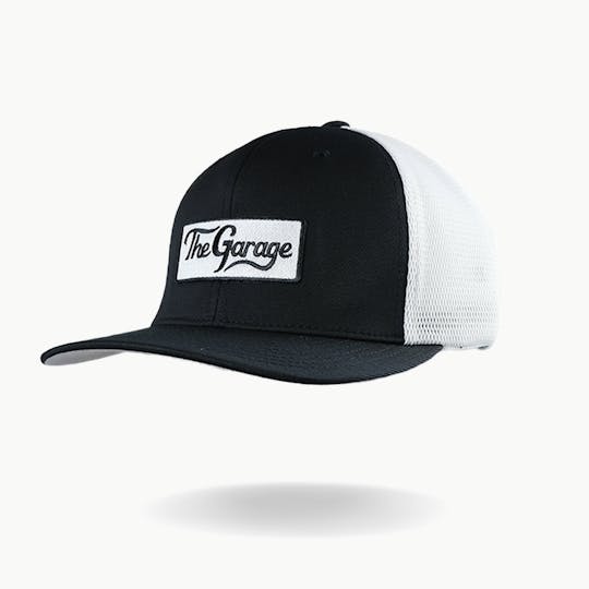 Green Truck - The Original Trucker Hat - Black/White - Centered - 1