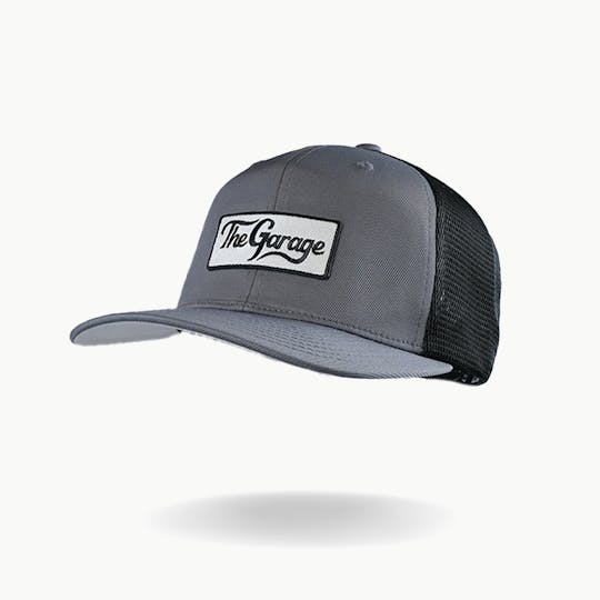 Green Truck - The Original Trucker Hat - Gray/Black - Centered - 1