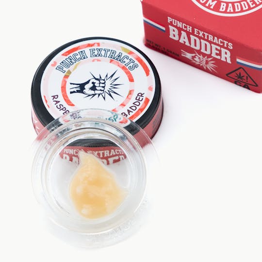 Punch Edibles & Extracts - Raspberry Crush BHO Badder (1g) - 1