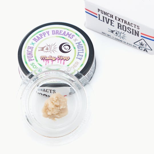 Punch Edibles & Extracts - Sour Jelly Tier 4 Live Rosin Cold Cure Badder (1g) - 1