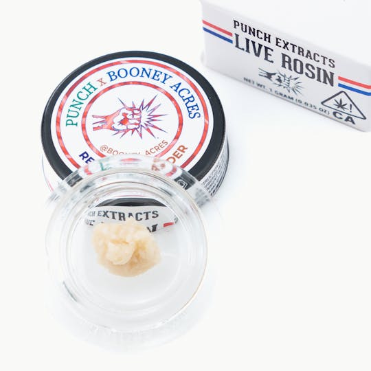 Punch Edibles & Extracts - Redvines Tier 1 Live Rosin Cold Cure Badder (1g) - 1