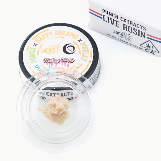Punch Edibles & Extracts - Dulce De Banana Tier 4 Live Rosin Cold Cure Badder (1g) - 1