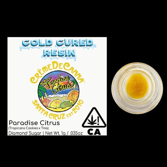 Crème De Canna - Creme De Canna Cold Cured Resin Diamond Sugar Paradise Citrus 1g (S) 4147 - 1