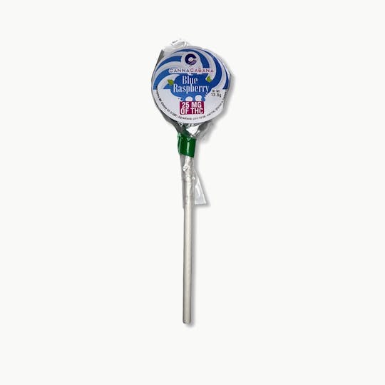 Indico - Blue Raspberry 25mg Lollipop - Canna Cabana - 1