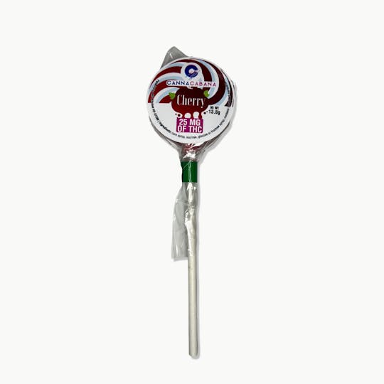 Indico - Cherry 25mg Lollipop - Canna Cabana - 1