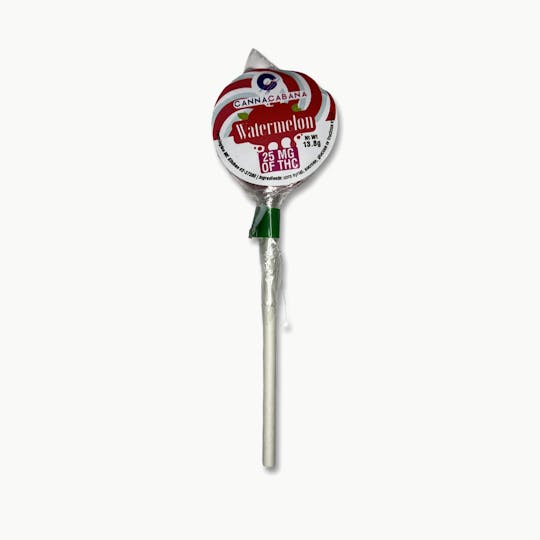 Indico - Watermelon 25mg Lollipop - Canna Cabana - 1