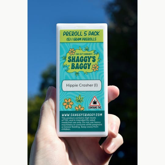 Shaggy's Baggy - Hippie Crasher Preroll 5 Pack - Shaggy's Baggy - 1