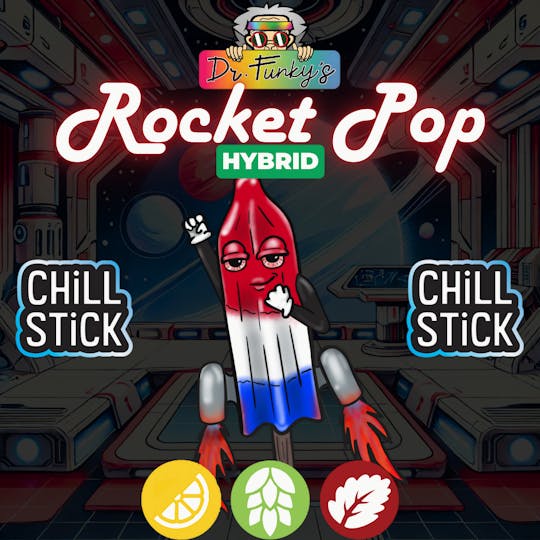 American Cannabis Company - Dr. Funky's Chill Stick Rocket Pop 0.6g (Hybrid) - 1