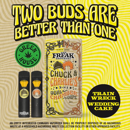 The Freak Brothers - Chuck and Charlie Dual Chamber - Trainwreck / Wedding Cake - Freak Brothers - 1