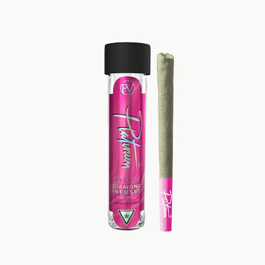 Platinum Vape - Platinum Diamond Infused 1G Pre-Roll - Grandi Guava (Hybrid) - 1