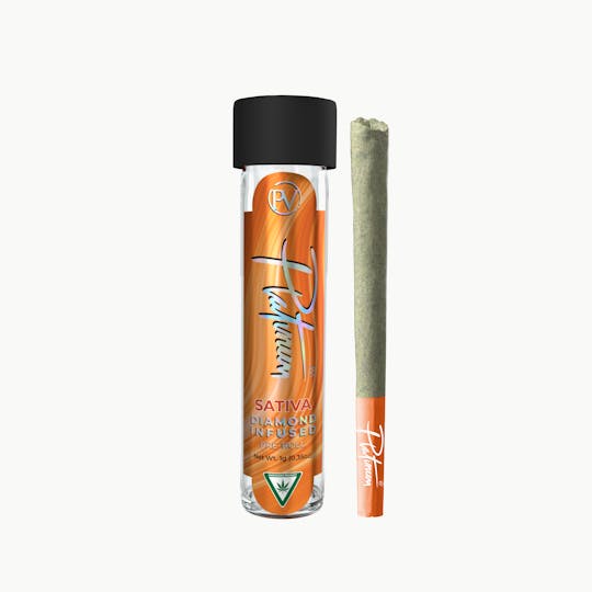 Platinum Vape - Platinum Diamond Infused 1G Pre-Roll - Cherry Poppins (Sativa) - 1