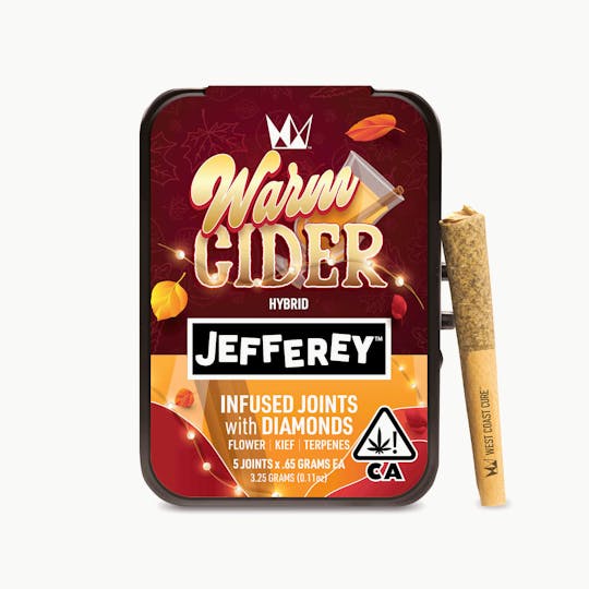 West Coast Cure - Warm Cider - Jefferey Infused Joint .65g 5 Pack - 1