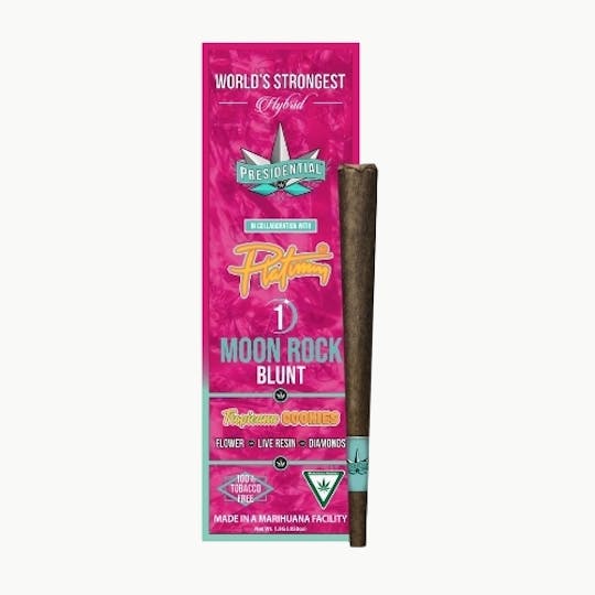 Platinum Vape - Presidential x Platinum 1.5G Moonrock Blunt - Tropicana Cookies (Hybrid) - 1