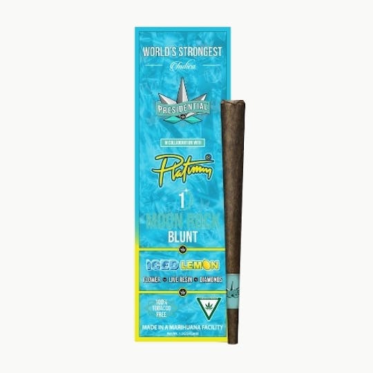 Platinum Vape - Presidential x Platinum 1.5G Moonrock Blunt - Iced Lemon (Indica) - 1